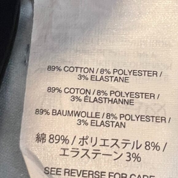 J. Crew Blue Distressed 9" High Rise Raw Hem Toothpick Size 31 - Picture 9 of 10